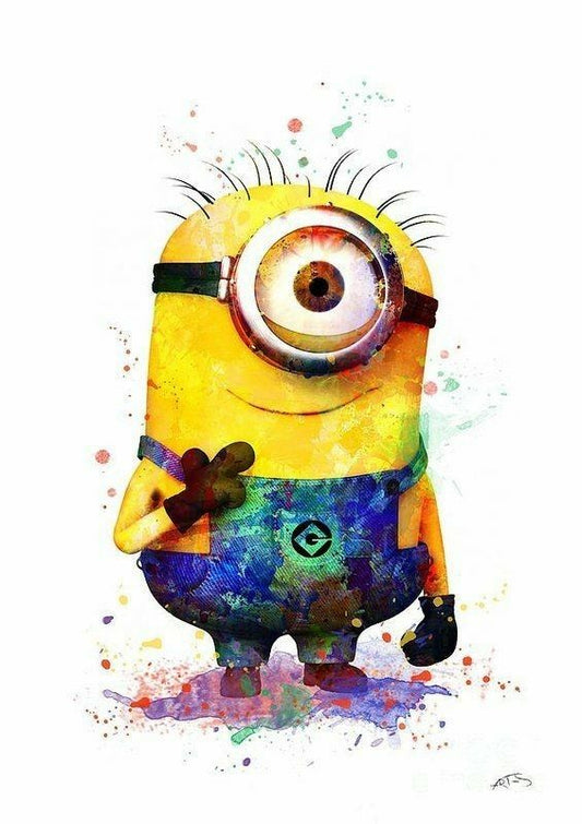 Minions | Full Round/Square Diamond Painting Kits | 30x40cm