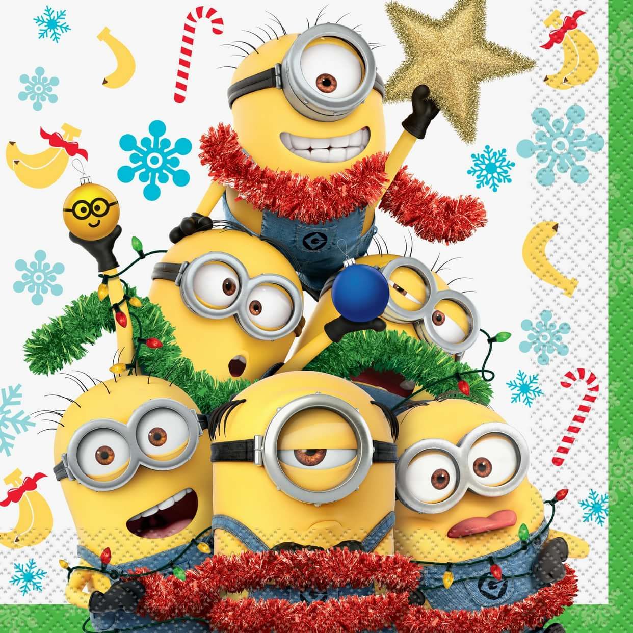 Minions | Full Round/Square Diamond Painting Kits | 30x30-40x40cm