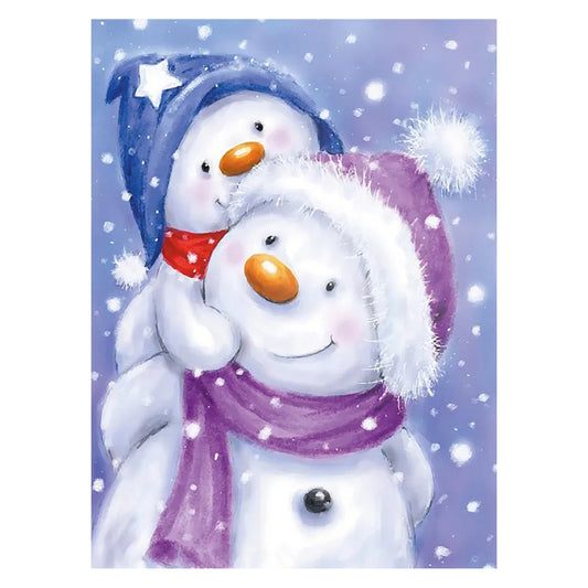 Christmas Snowman | Full Round Diamond Painting Kits