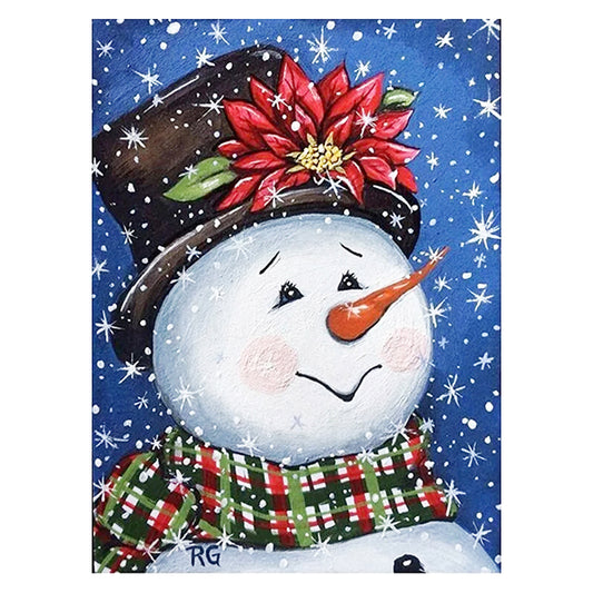 Christmas snowman | Full Round Diamond Painting Kits