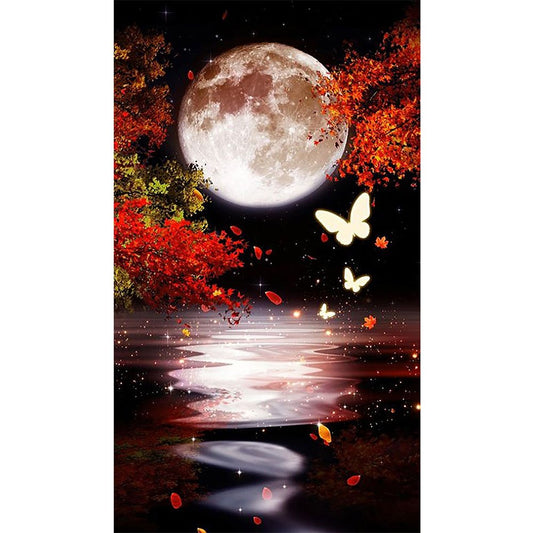 Moon | Full Round/Square Diamond Painting Kits | 40x70cm | 50x80cm