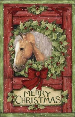 Christmas Horse | Full Round/Square Diamond Painting Kits