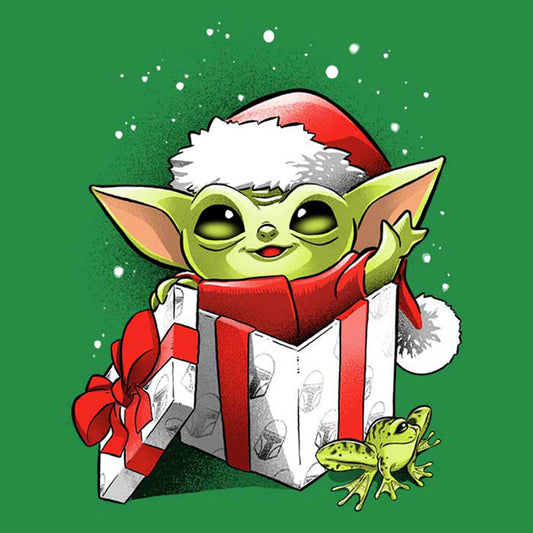 Yoda de Noël | Kits complets de peinture au diamant rond/carré 