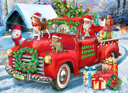 Christmas Car | Full Round/Square Diamond Painting Kits