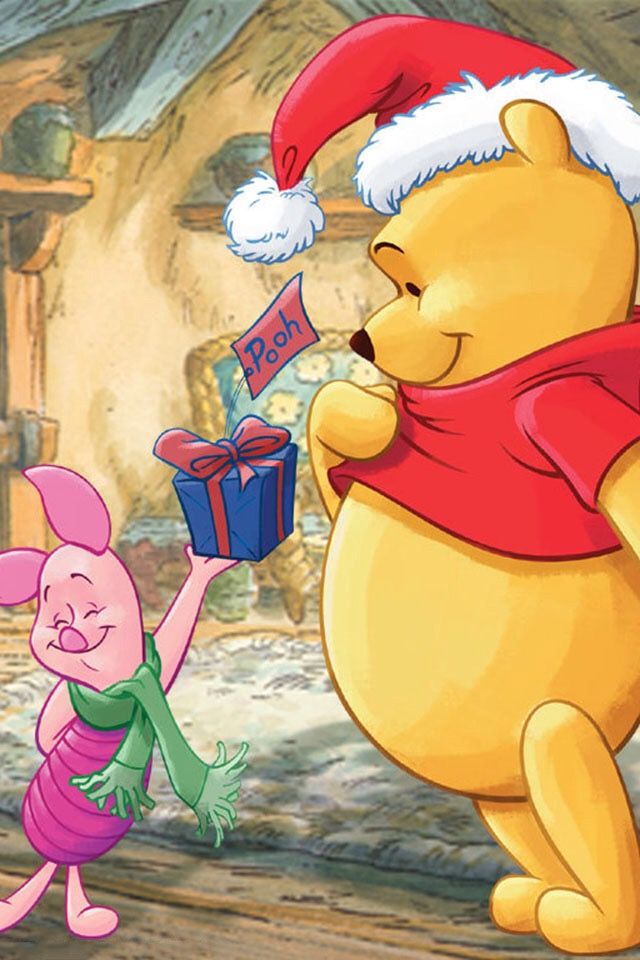 Christmas Winnie the Pooh | Full Round/Square Diamond Painting Kits