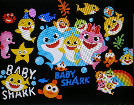 Baby shark | Full Round/Square Diamond Painting Kits