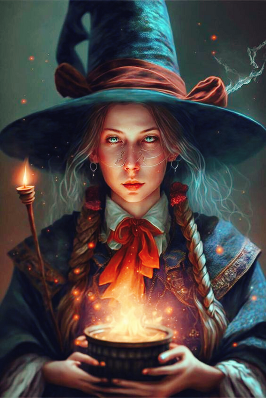 AB Diamond Painting  |  The Witch