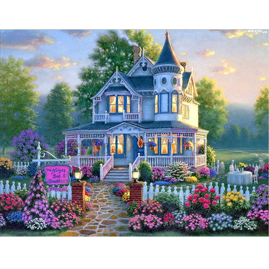 Garden Villa  | Full Round Diamond Painting Kits