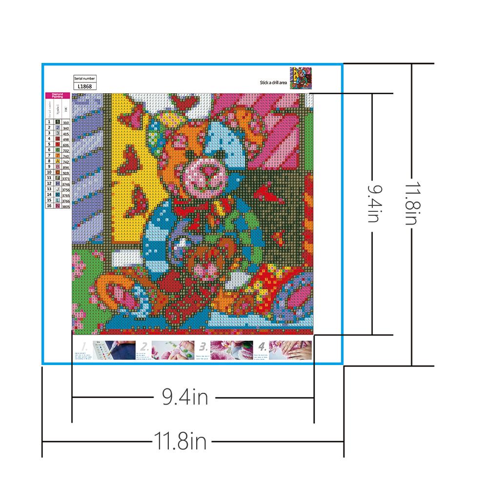 Cartoon Bear | Full Round Diamond Painting Kits
