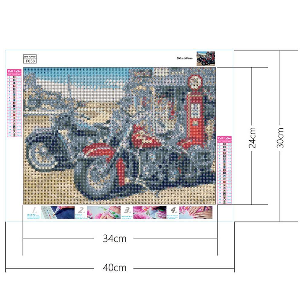 Harley-Motoren | Full Square Diamond Painting Kits 