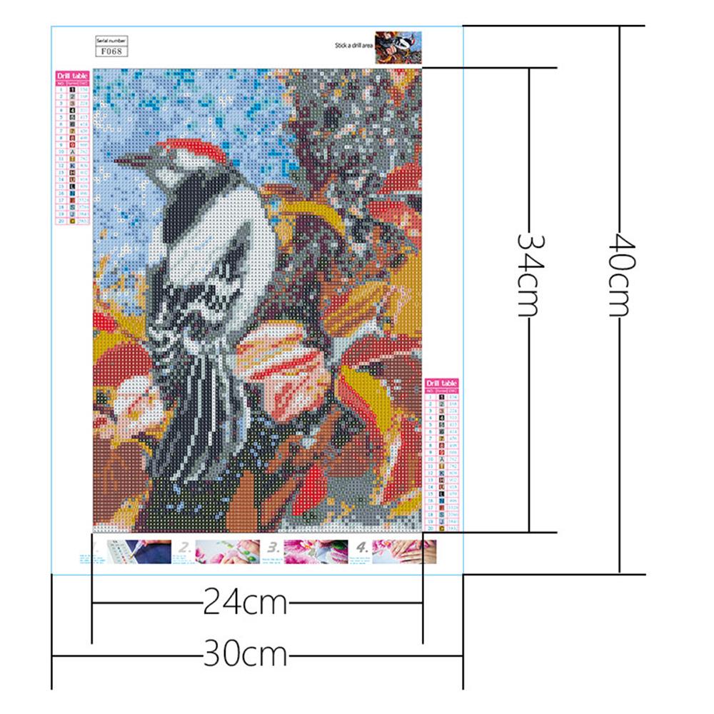 Lesser Spotted Woodpecker  | Full Square Diamond Painting Kits