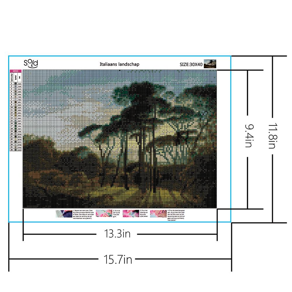 Land Wald | Full Square Diamond Painting Kits