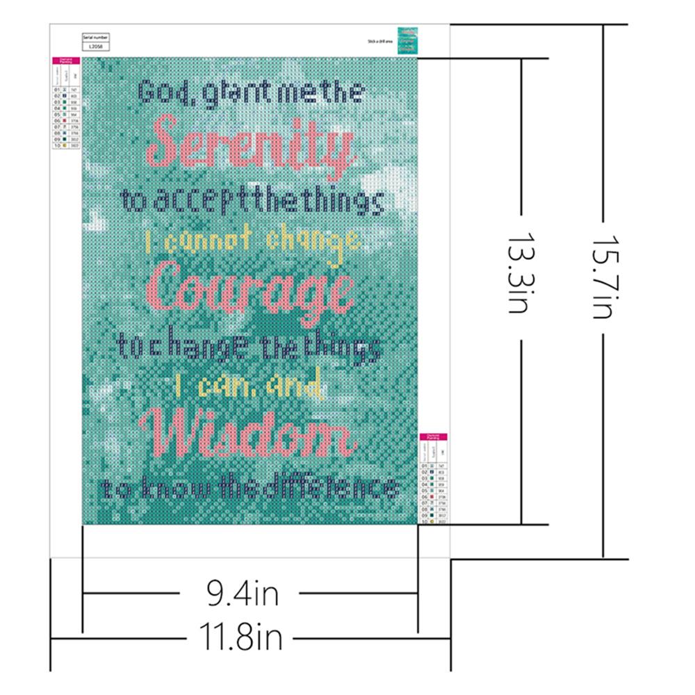 Text wall  | Full Round Diamond Painting Kits