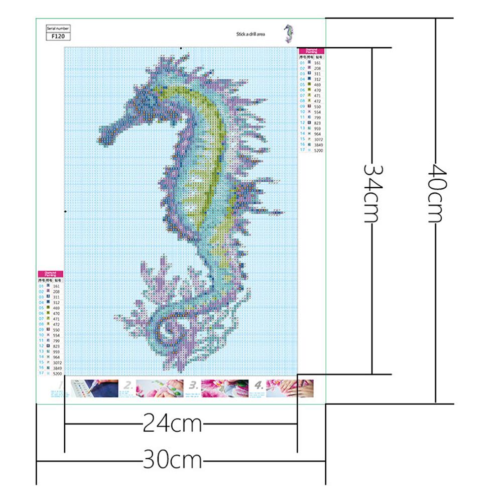 Hippocampus | Full Square Diamond Painting Kits