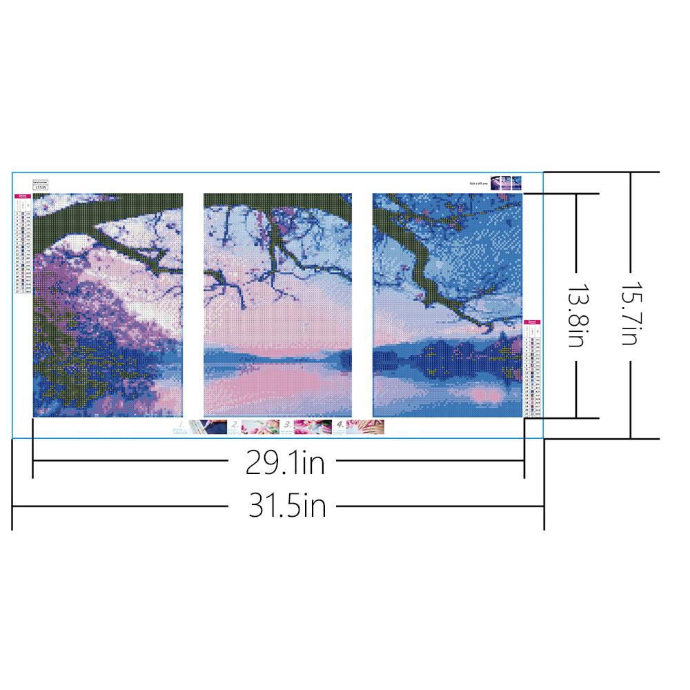 Beautiful Tree Scenery  | Full Round Diamond Painting Kits
