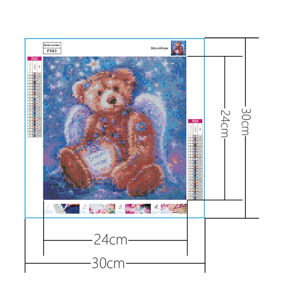 Little bear with wings | Full Square Diamond Painting Kits