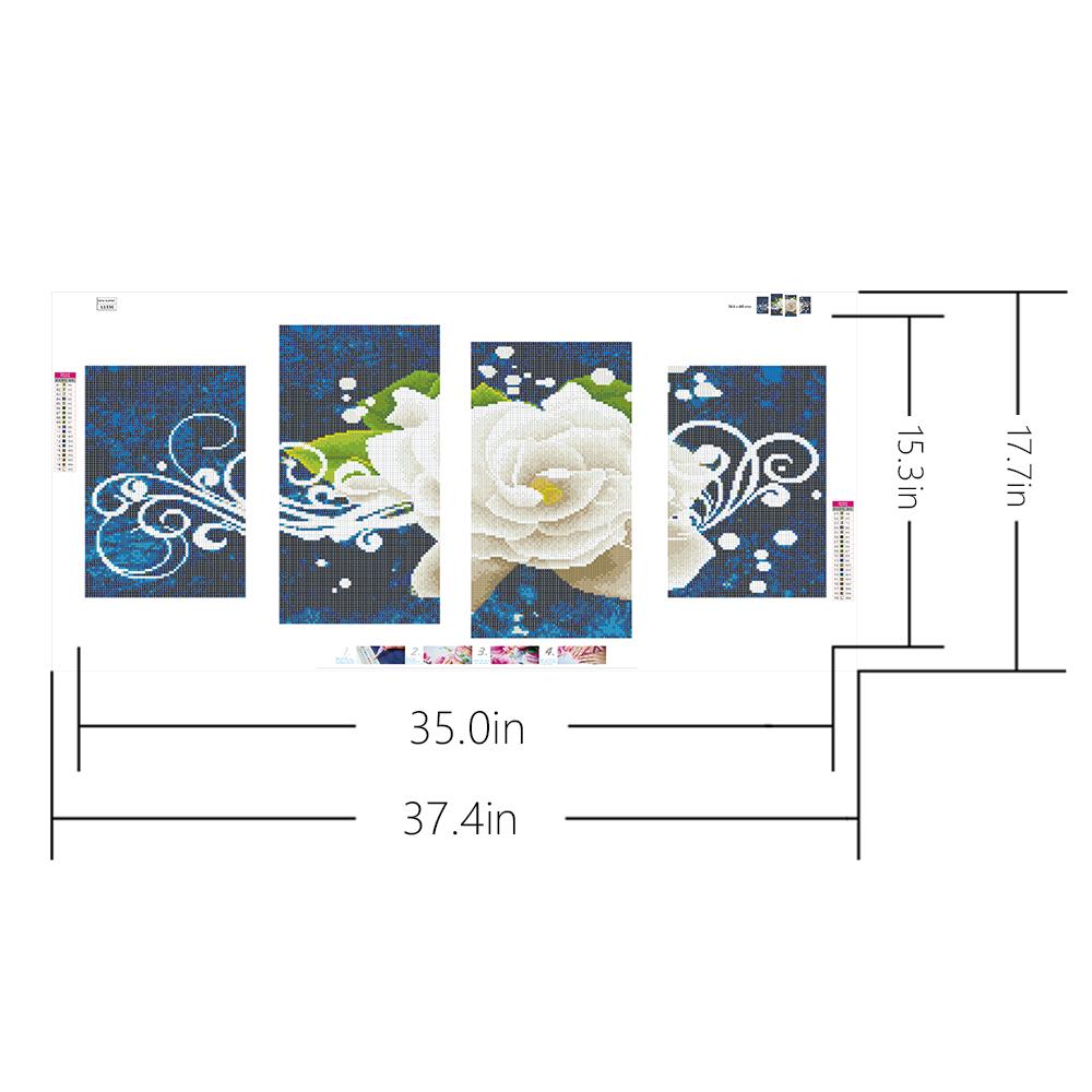 The Rose Flowers  | Full Round Diamond Painting Kits
