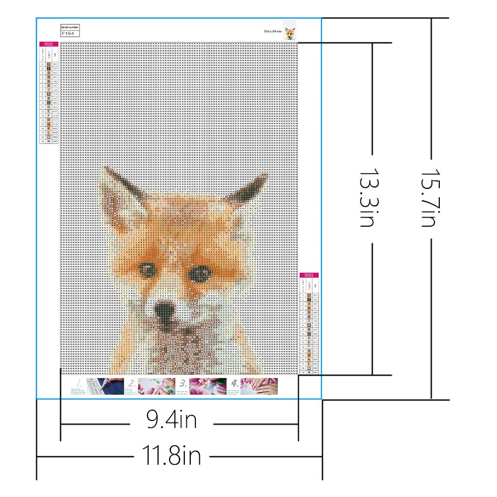 Rotfuchs | Full Square Diamond Painting Kits