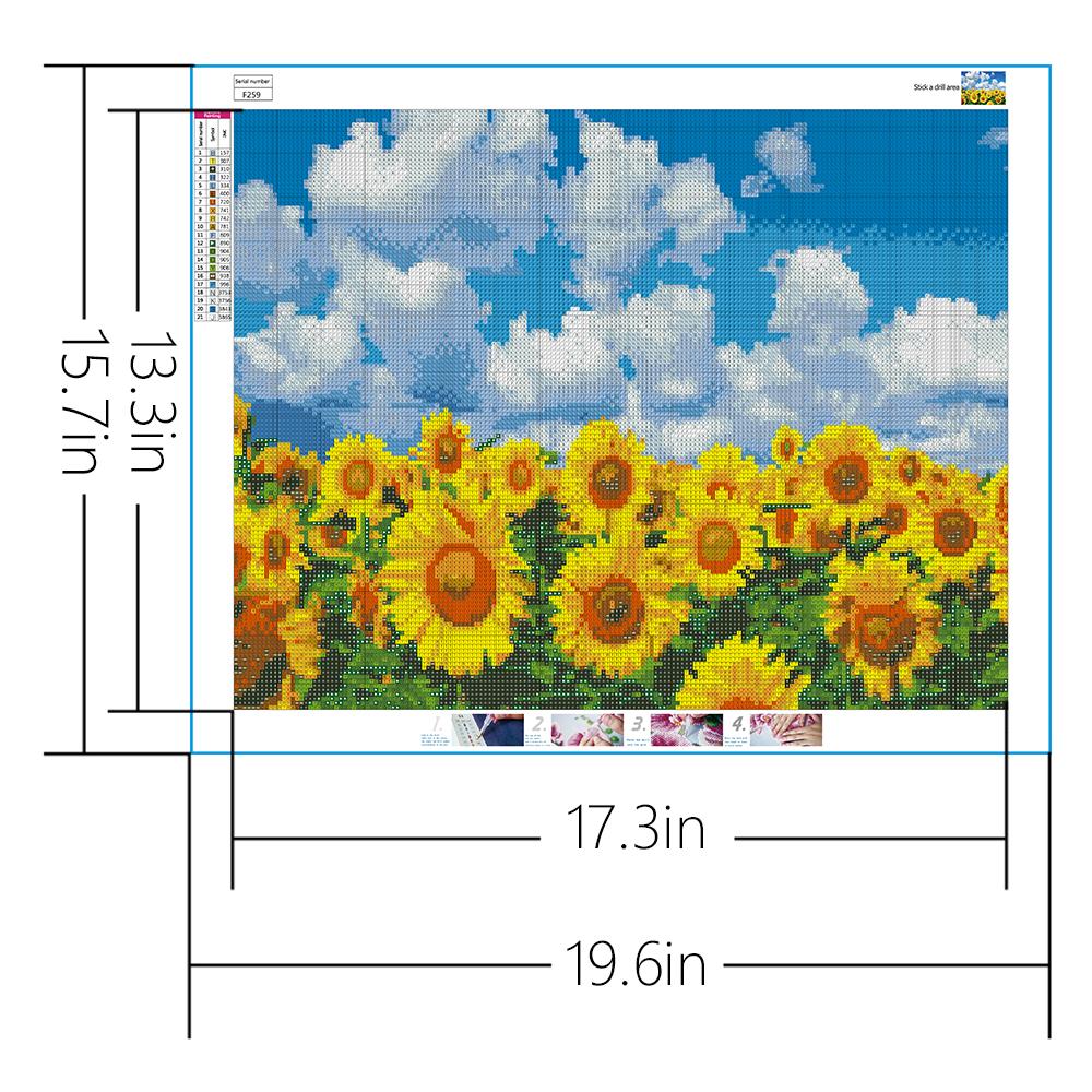 Sunflower  | Full Square Diamond Painting Kits