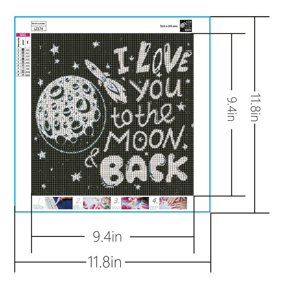 I Love You | Full Round Diamond Painting Kits