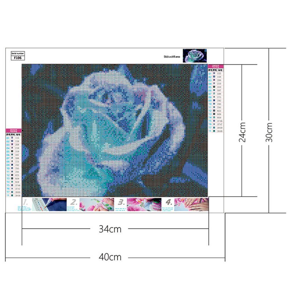 Rose Flower  | Full Square Diamond Painting Kits