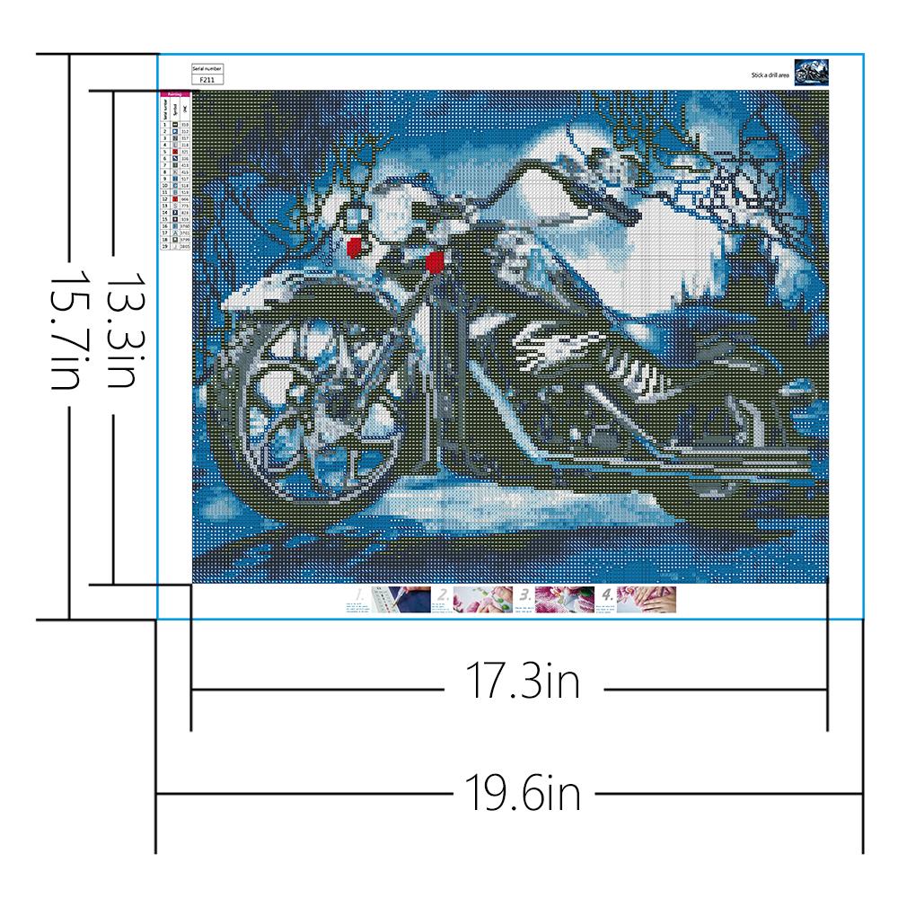 Harley Motors | Full Square Diamond Painting Kits