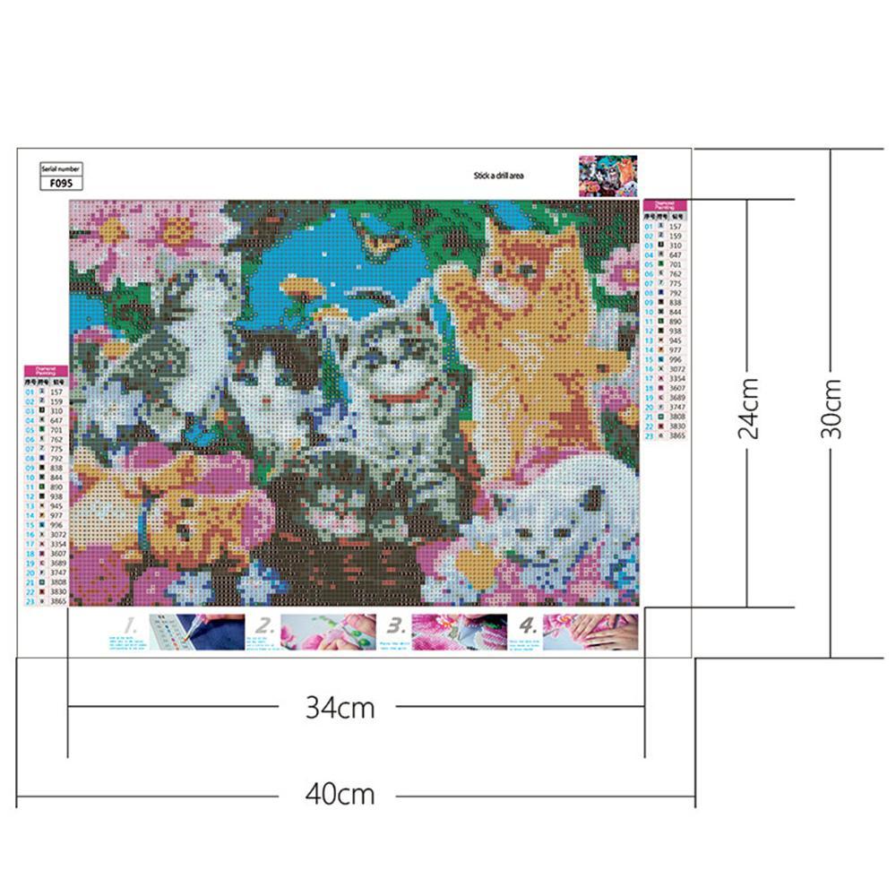 Cat  | Full Square Diamond Painting Kits