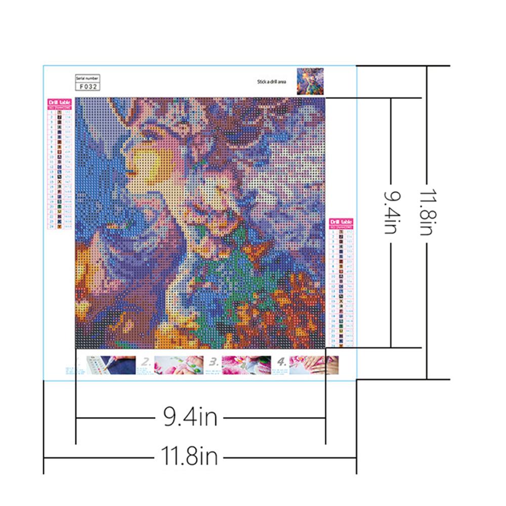 Goddess of Flowers | Full Square Diamond Painting Kits