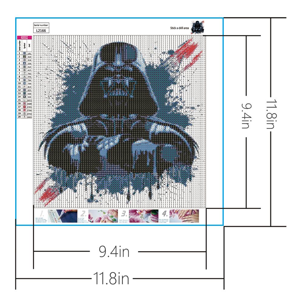 Darth Vader Deviantart  | Full Round Diamond Painting Kits