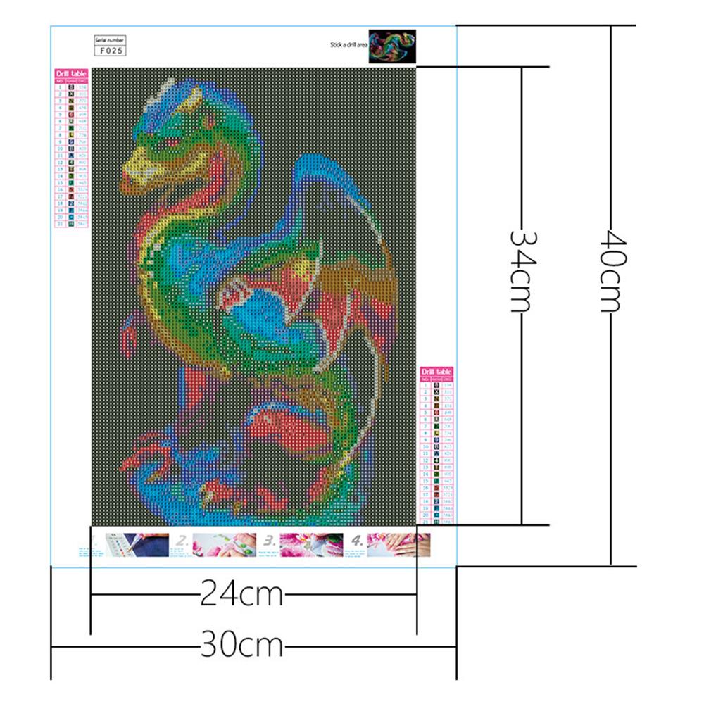 Green Dragon  | Full Square Diamond Painting Kits