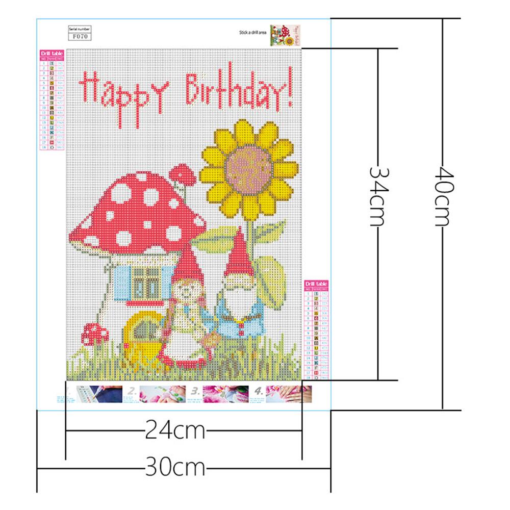 Happy Birthday | Full Square Diamond Painting Kits