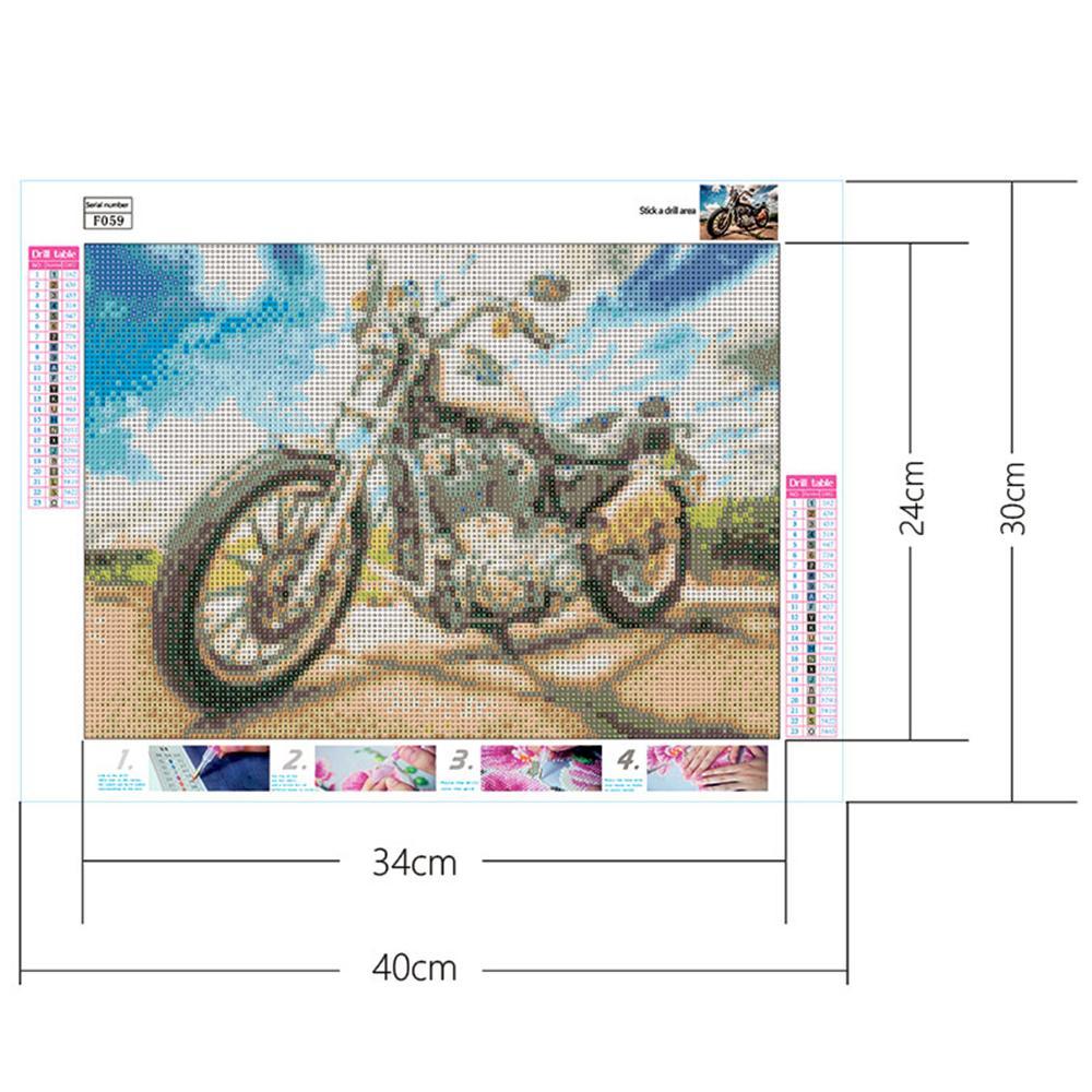 Harley Motors  | Full Square Diamond Painting Kits