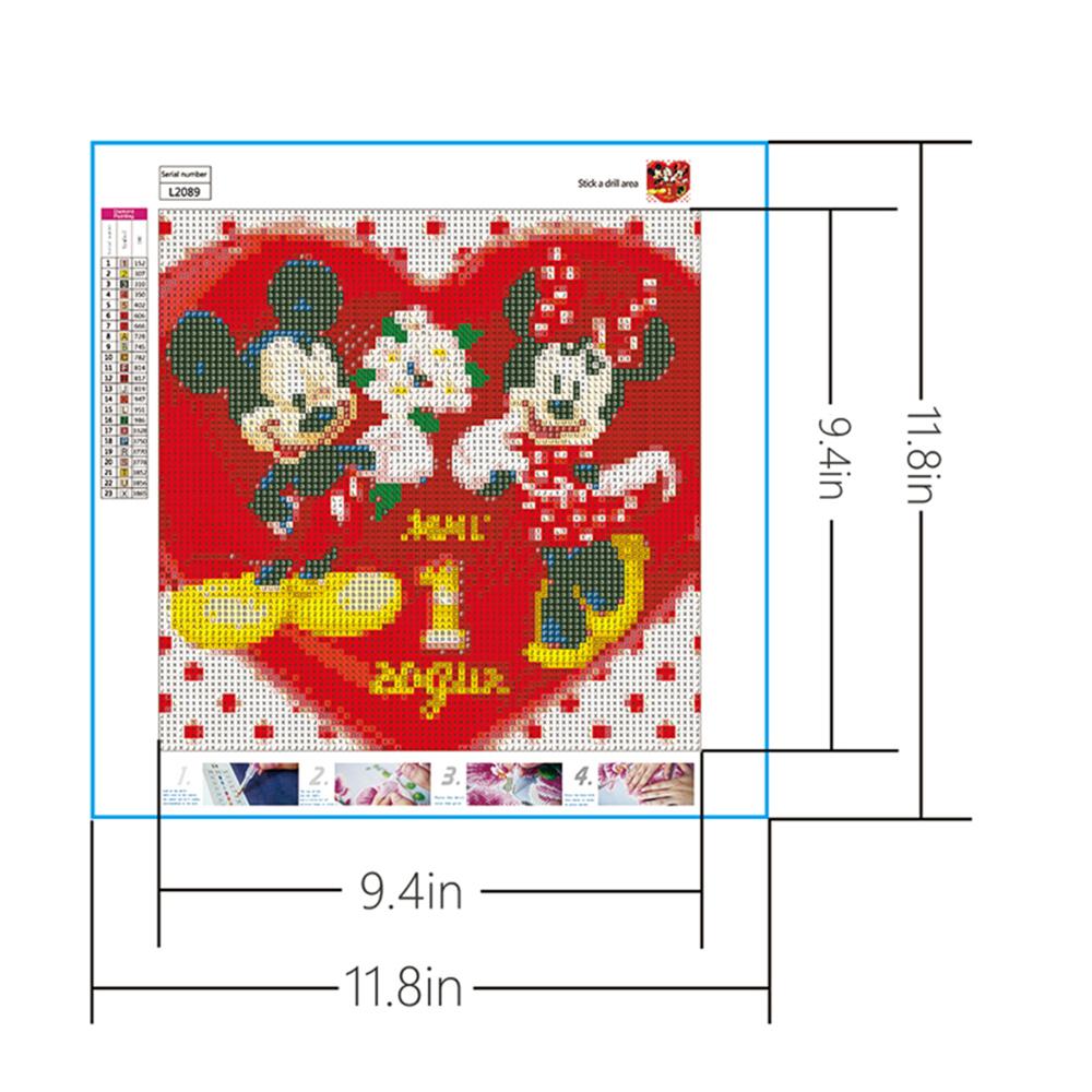 The Mickey Mouse | Full Round Diamond Painting Kits