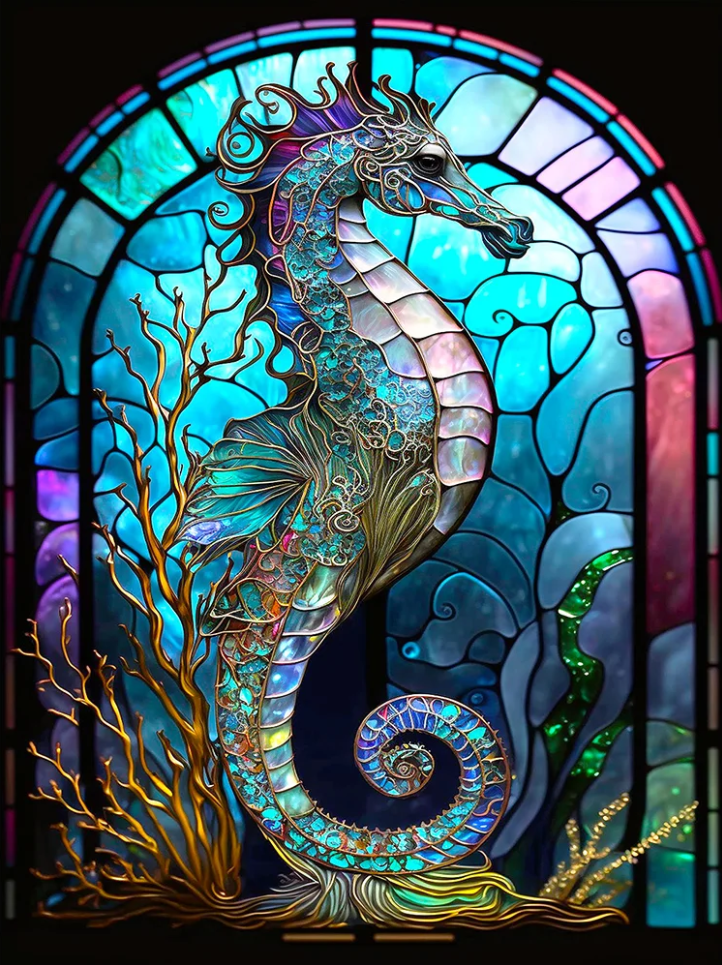 AB Diamond Painting  | Seahorse