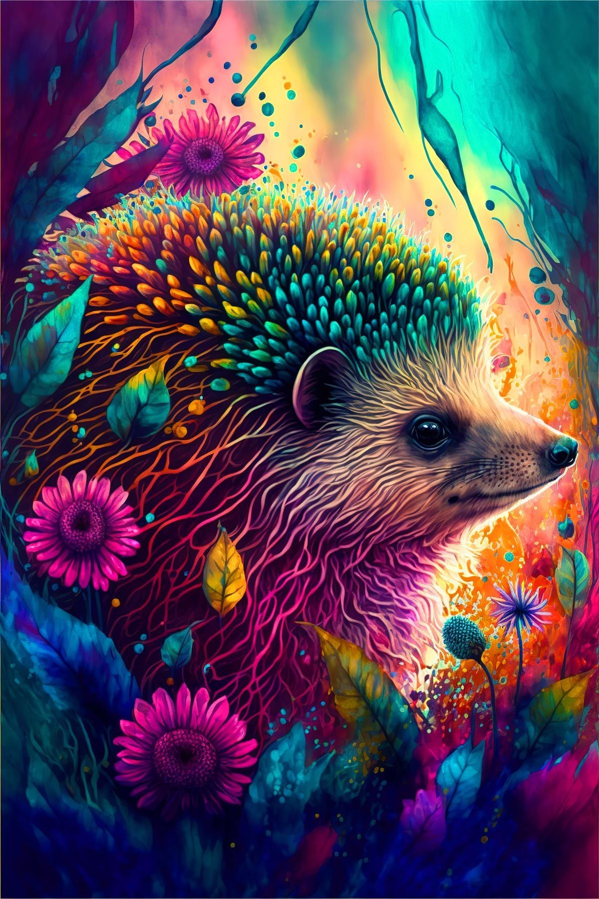 Full Round Diamond Painting Kits  | Hedgehog