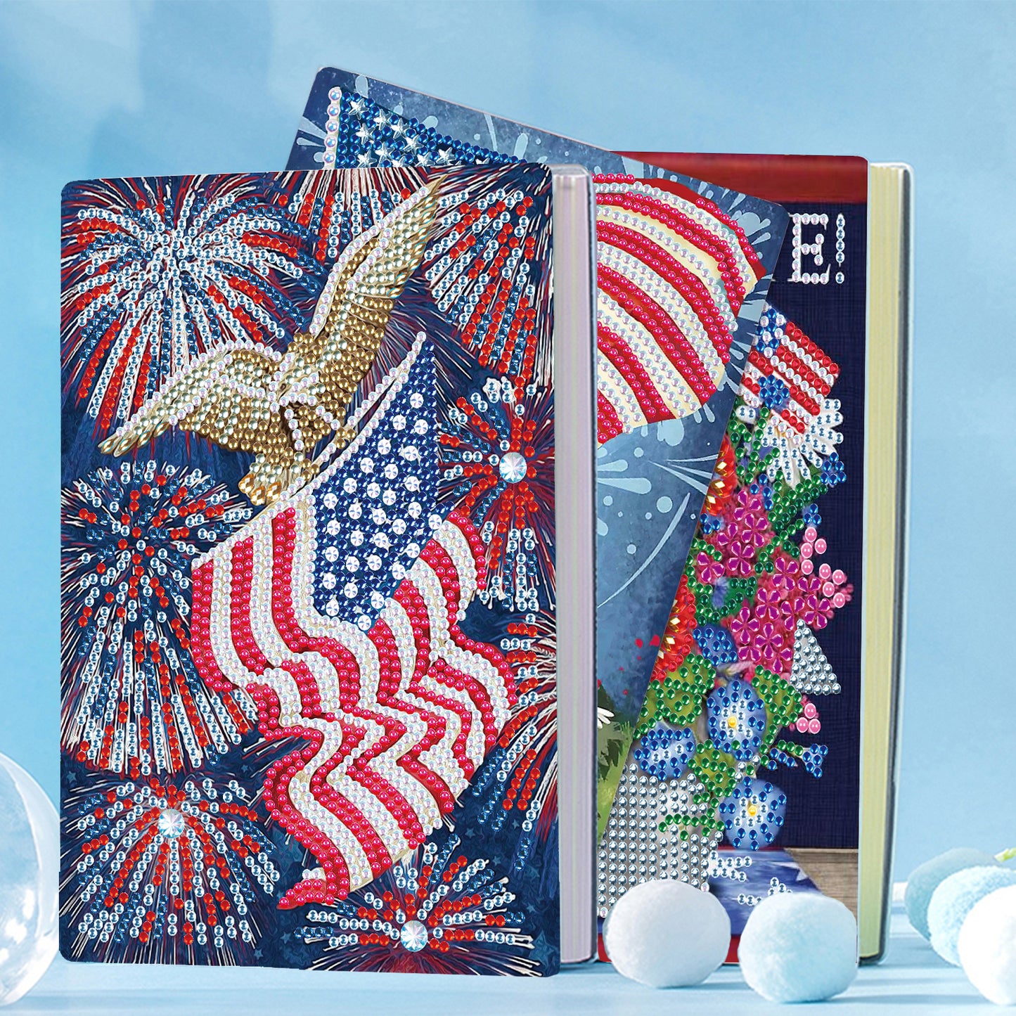 A5 5D Notebook DIY  Special Shape Rhinestone Diary Book | Eagle