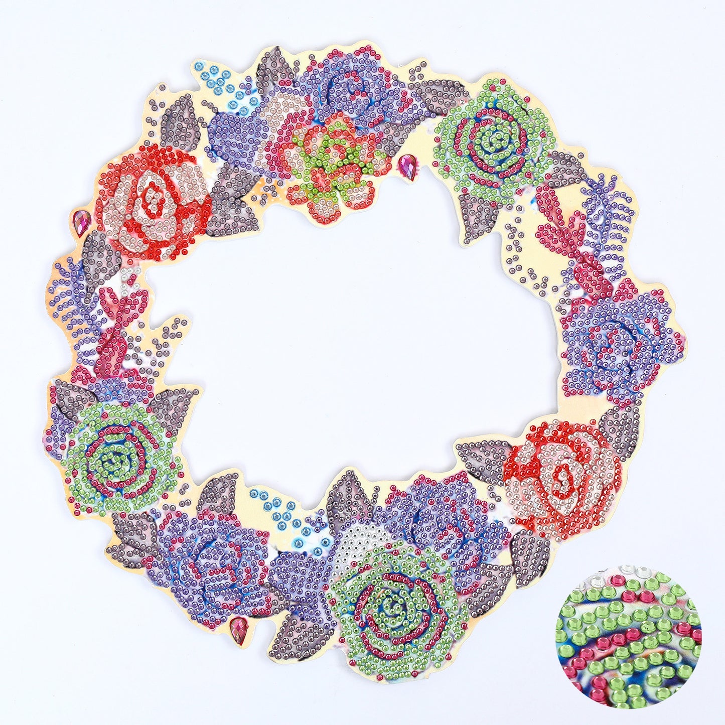 DIY Special-shaped diamond painting wreath | Flower