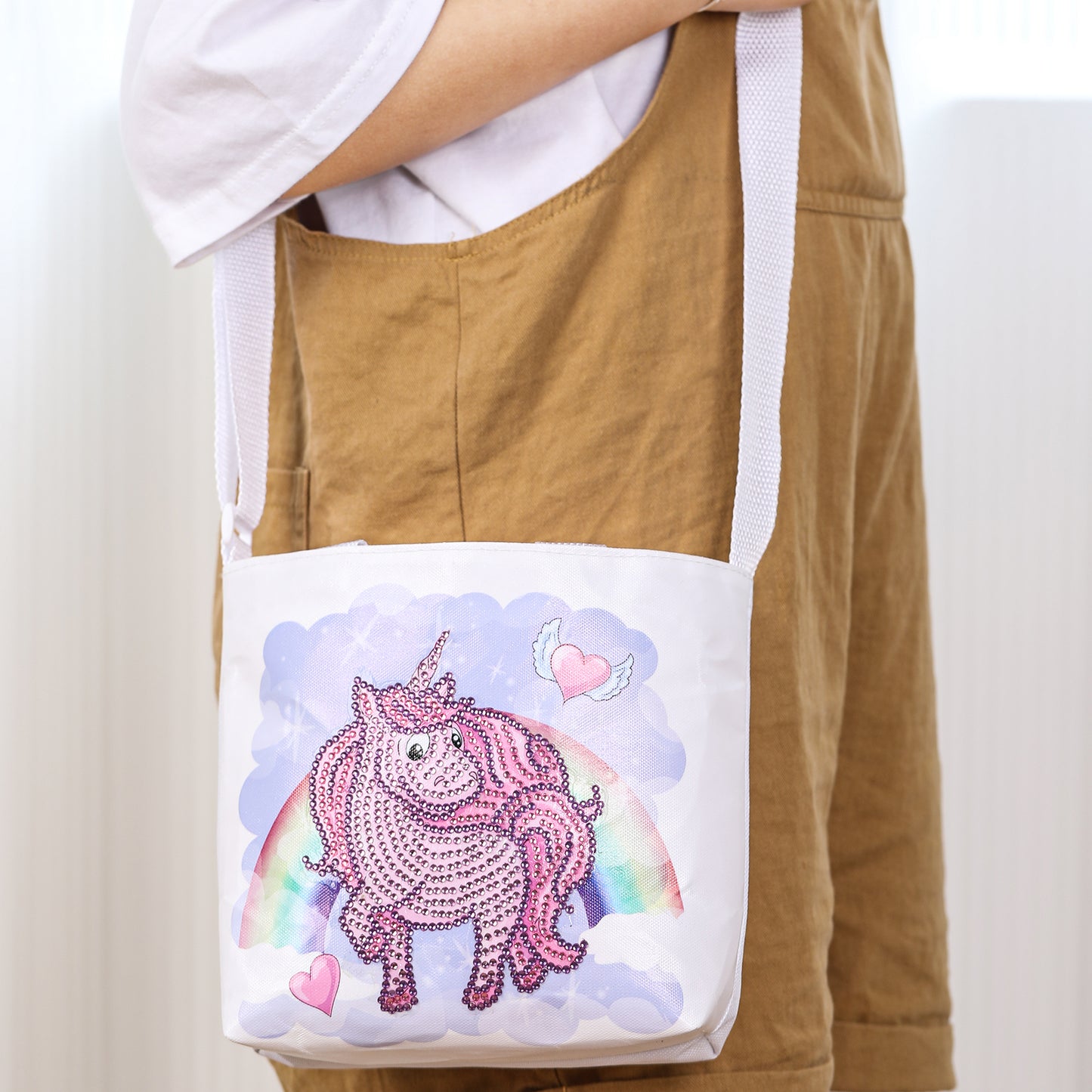 DIY special-shaped Diamond painting package Children's handbag | Unicorn