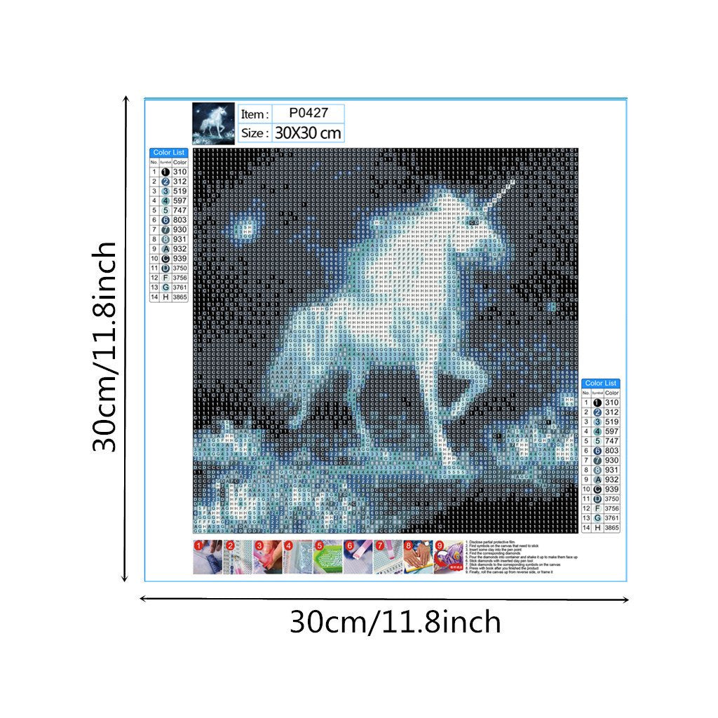 unicorn | Full Round Diamond Painting Kits