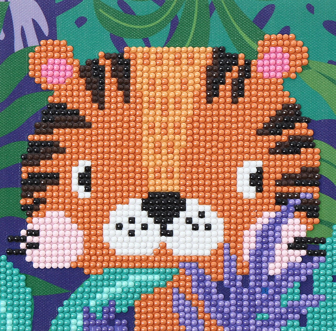 Children's Series-| Tiger | Diamond Painted-(Frameless)