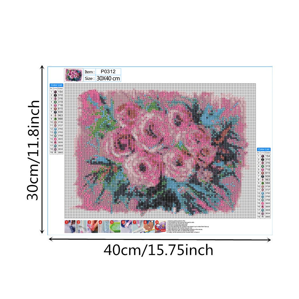 Flower | Full Round Diamond Painting Kits