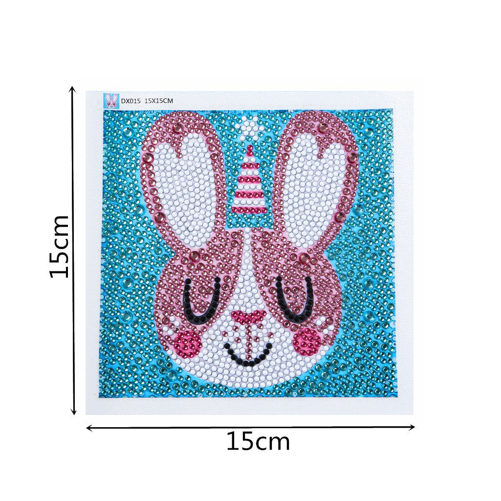 Children's Series-| rabbit | Crystal Rhinestone Full Diamond Painted-(Frameless)