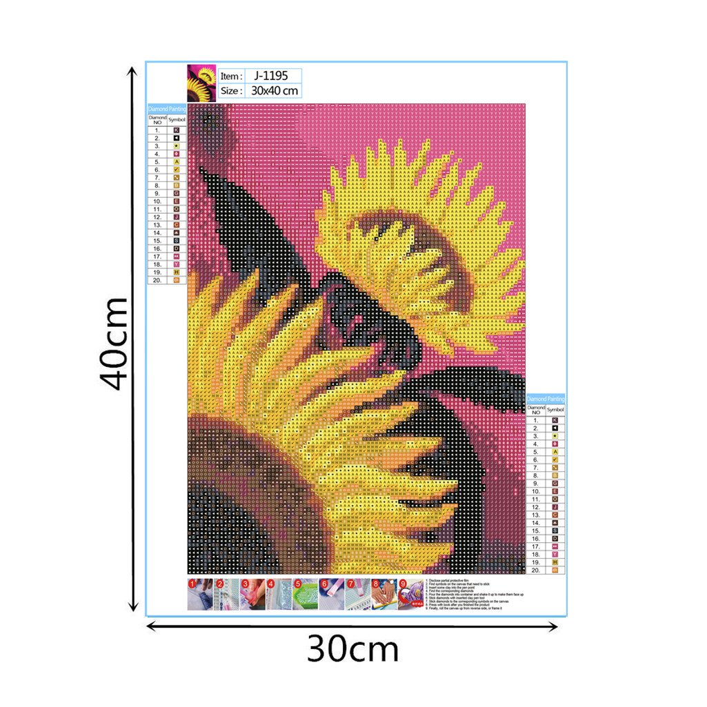 Sunflower | Full Round Diamond Painting Kits