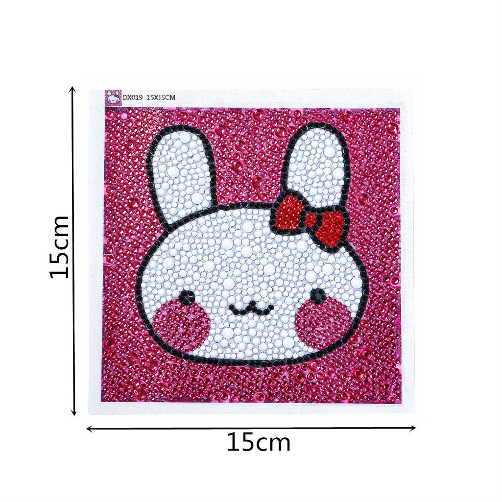 Children's Series-| rabbit | Crystal Rhinestone Full Diamond Painted-(Frameless)