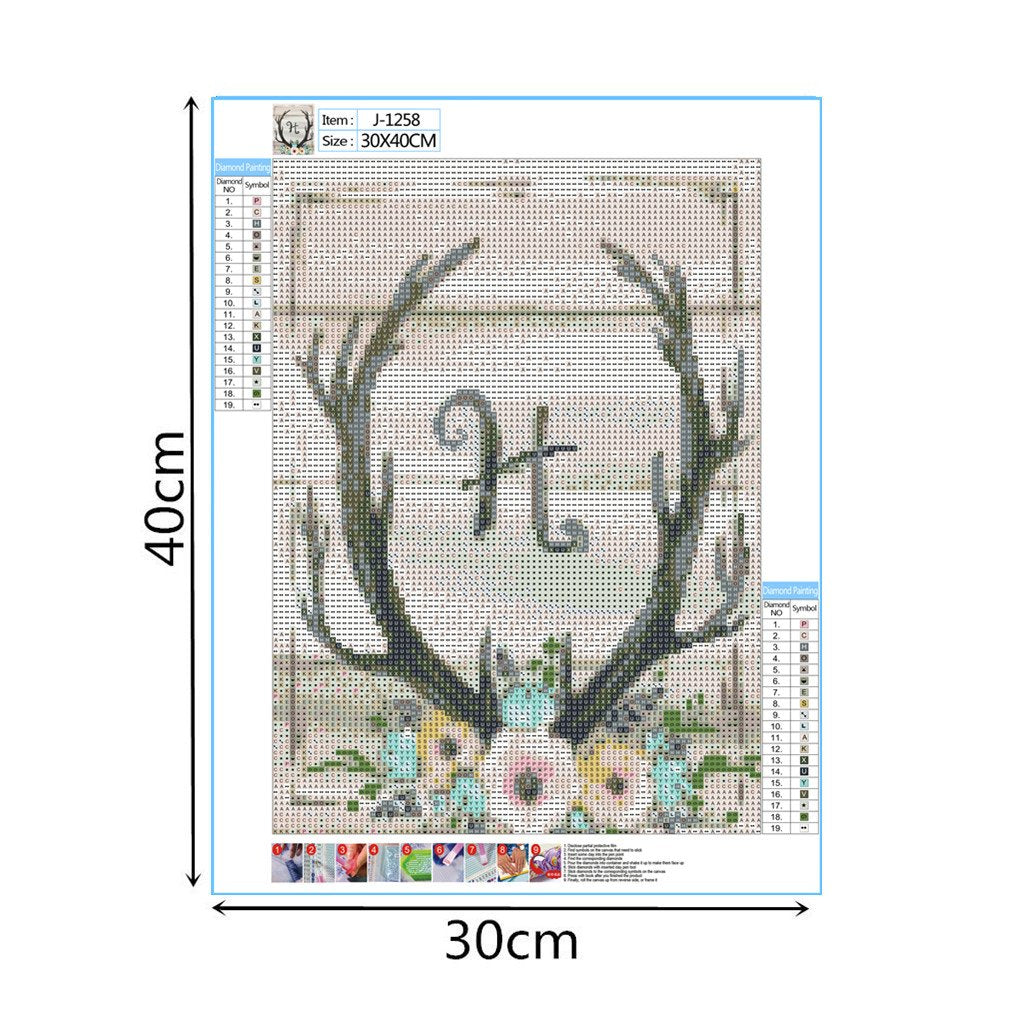 Antlers | Full Round Diamond Painting Kits