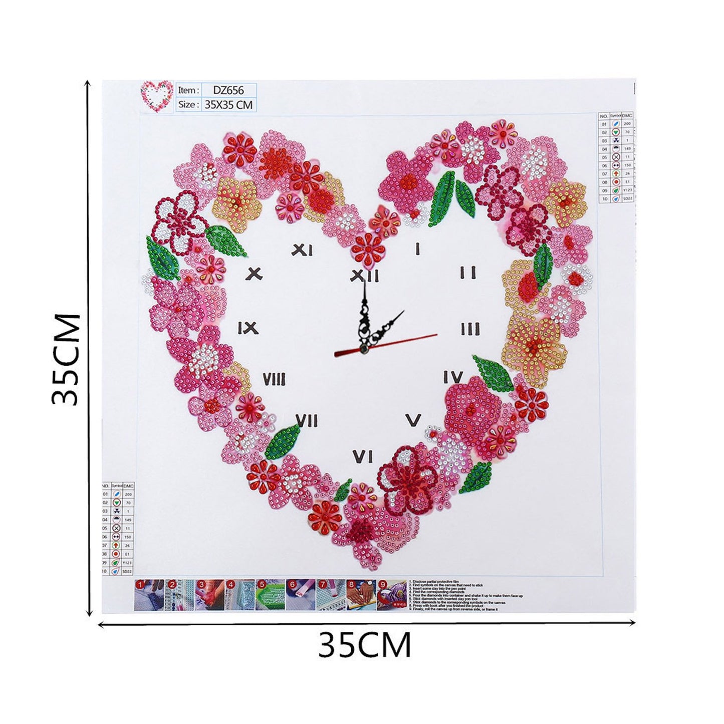 Love clock | Special Shaped Diamond Painting Kits