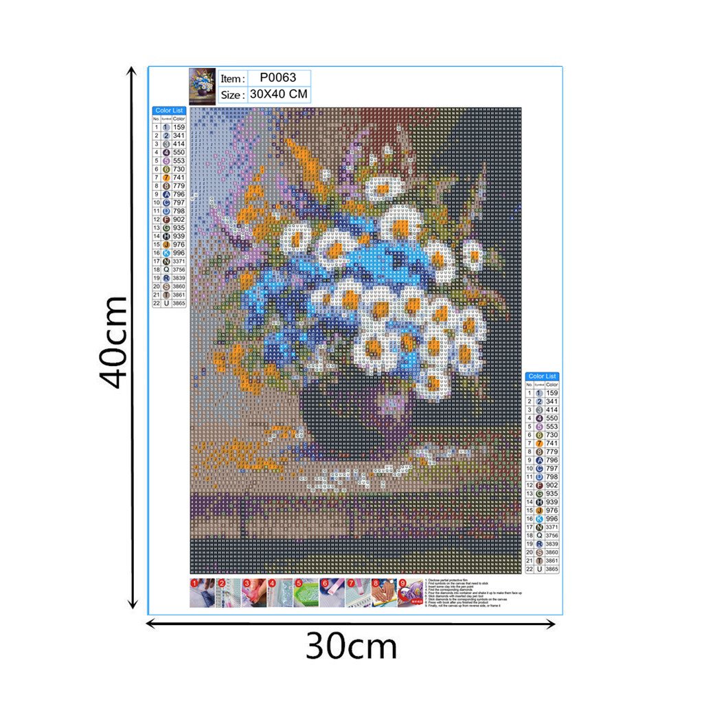 Flower | Full Round Diamond Painting Kits