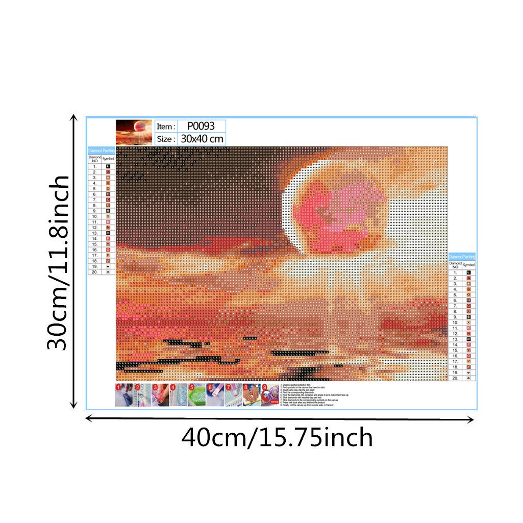 Red Moon | Full Round Diamond Painting Kits