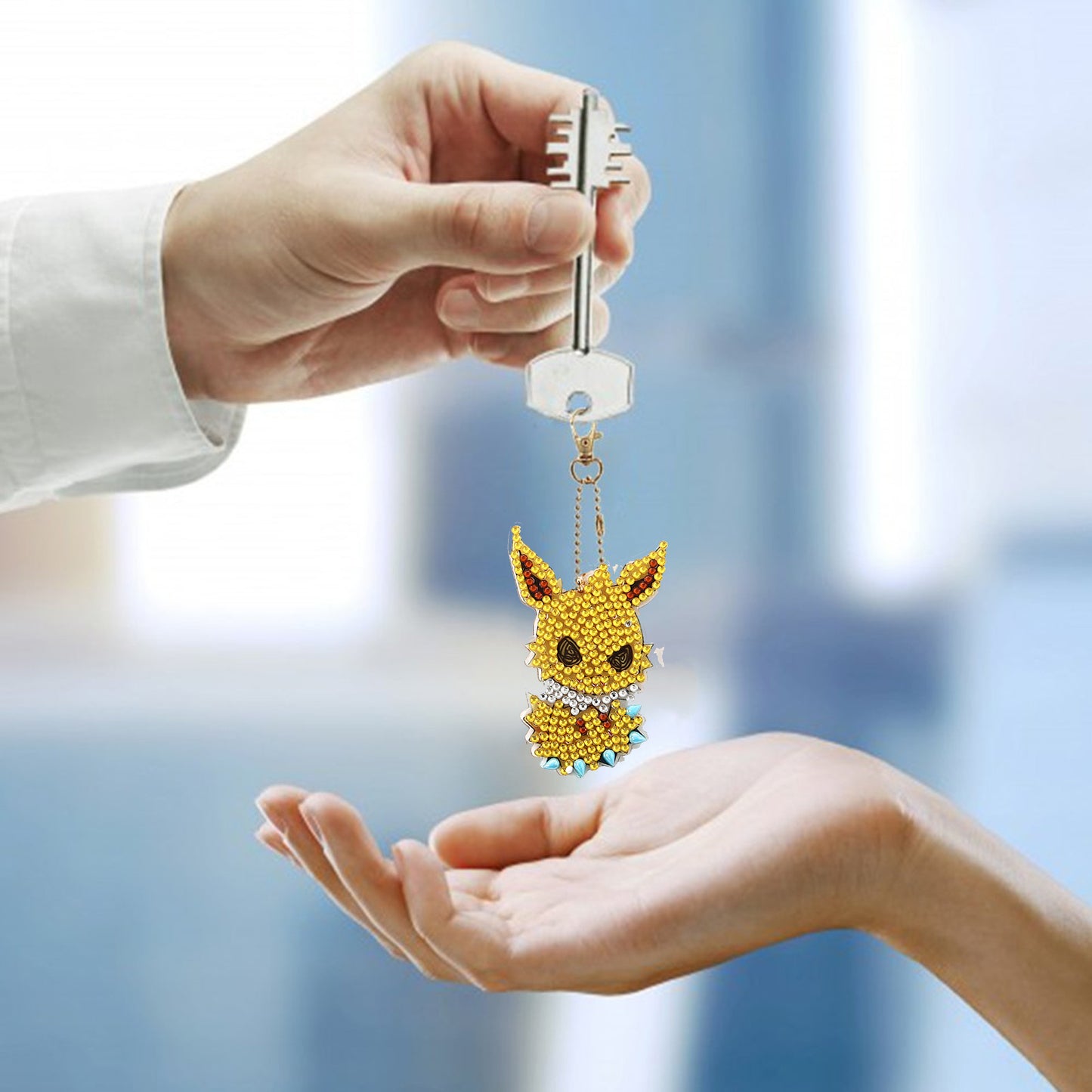 5 Stück DIY Schlüsselanhänger | Pokémon