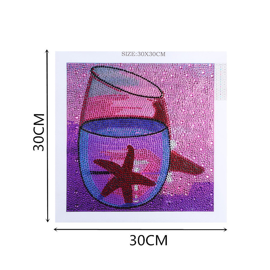 Tasse étoile de mer | Kits de peinture diamant strass cristal